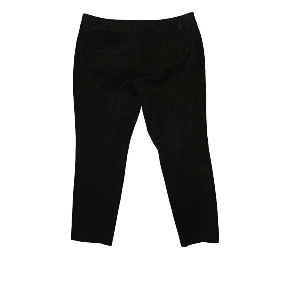 Banana Republic Sloan Crop Capris Women's 2P Black Pockets Stretch Casual Travel - Picture 7 of 9